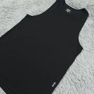 ASRV Shirt Extra Large Black Tank Top Supima Training Workout Gym Pullover Mens